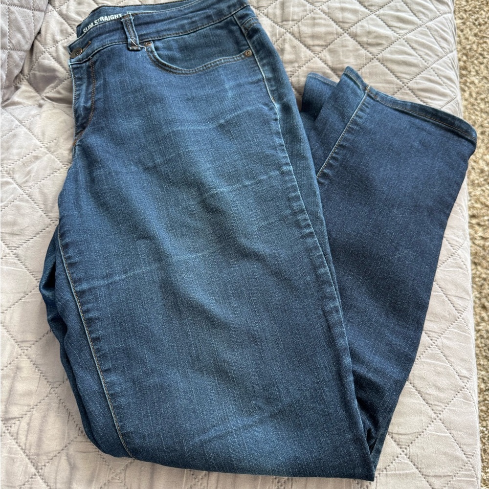 Sonoma womens’sDark Blue Slim Straight Jeans